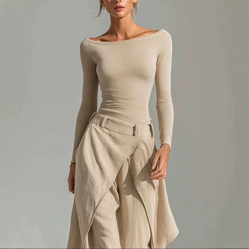 Loose top+pants two-piece set for women