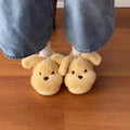 Cozy Dog Slippers for Women Indoor Home Winter Warm Non-Slip Cotton Shoes
