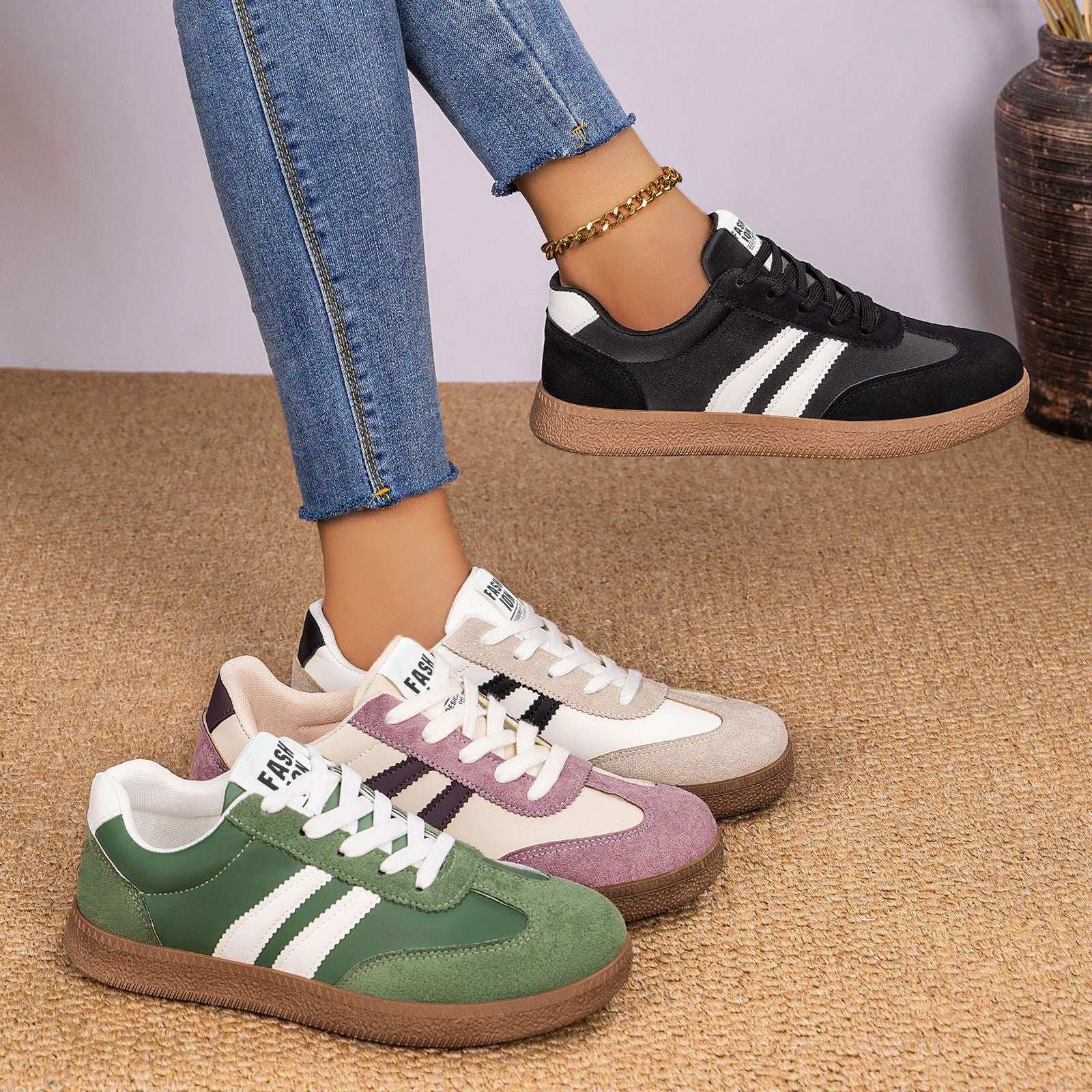 Soft soled lightweight German training casual shoes for women