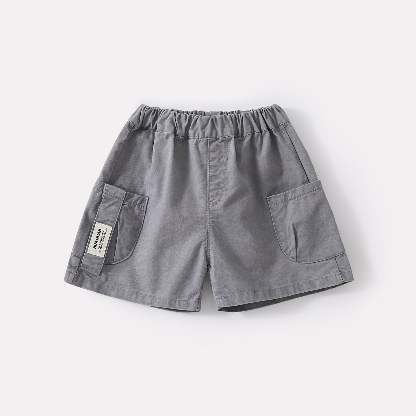 Knit Vest and Lightweight Cotton Shorts Two-Piece Set for Babies and Toddlers Summer Casual Wear