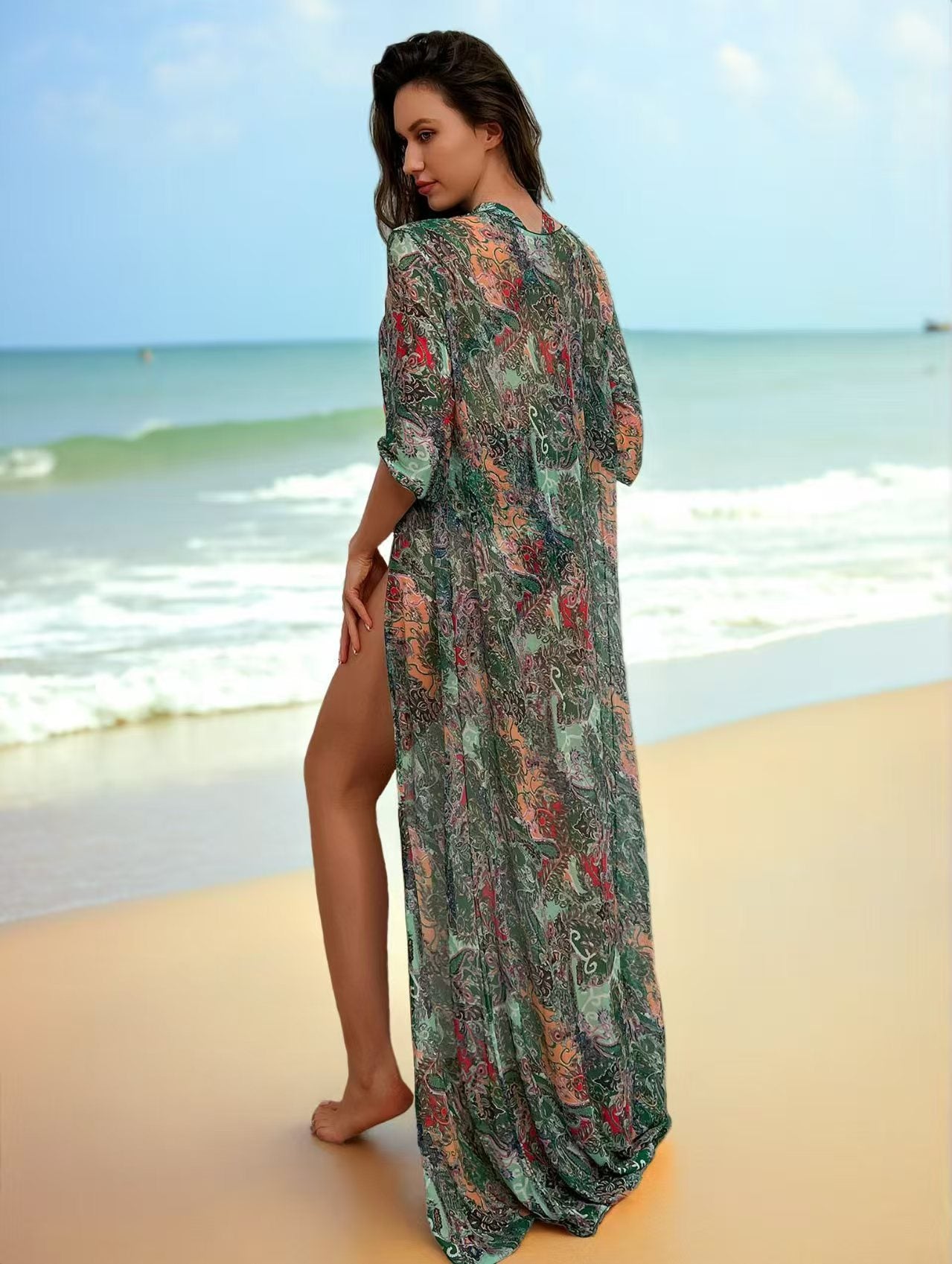 One-Piece Swimsuit for Women Deep V Neck Sexy Vacation Swimwear