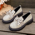 Bow low top single shoe