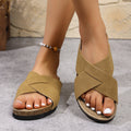 Open toed non slip slipper shoes