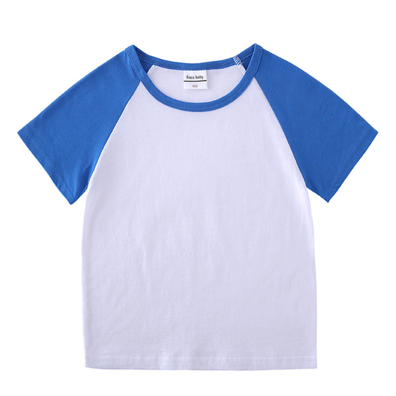 Children's summer clothing short sleeved T-shirt for men and women