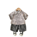 Style Boys' Polo Shirt Set, Short Sleeve Two-Piece Set