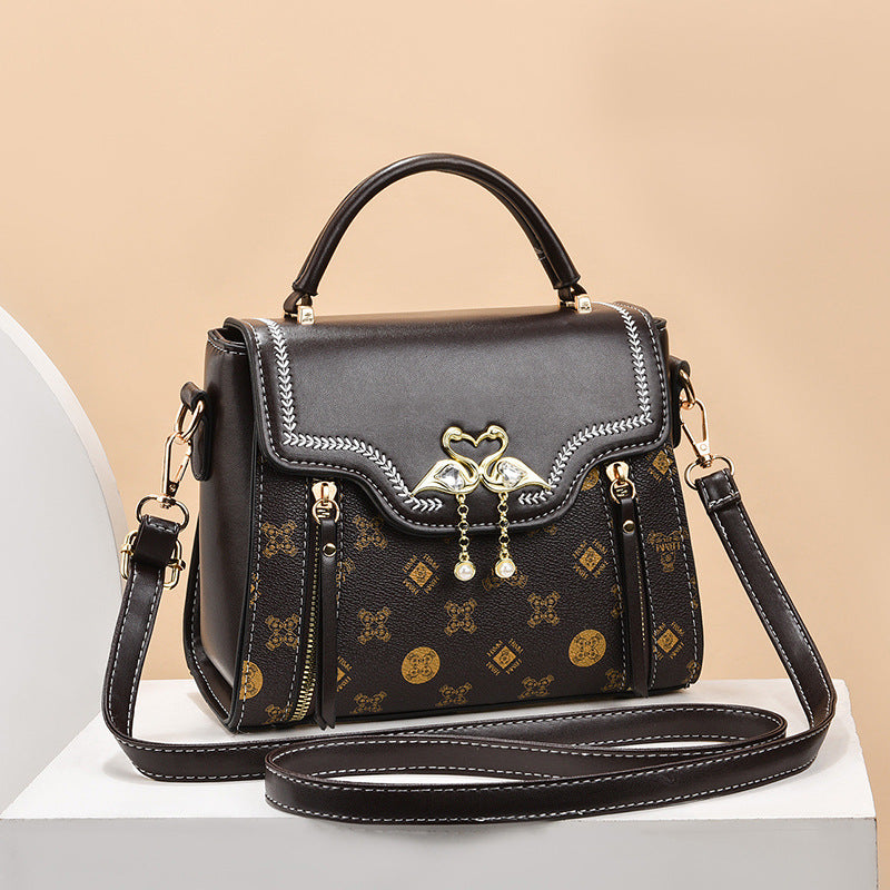 Crossbody handbag small square bag women's bag