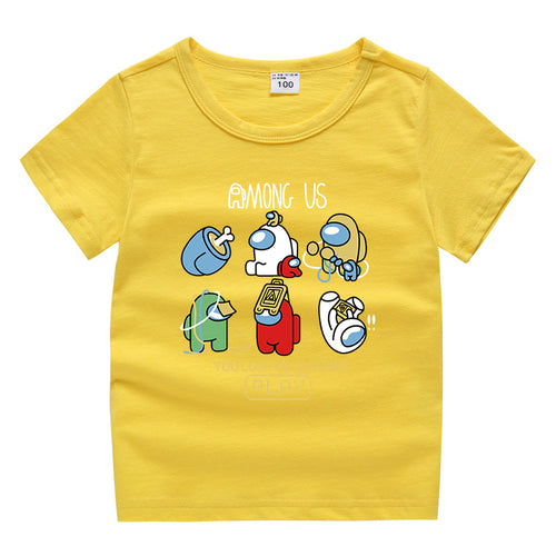 Children's summer clothing short sleeved T-shirt for men and women