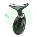 Neck beauty device vibration massage neck wrinkle device lifting neck and facial color light introduction beauty device