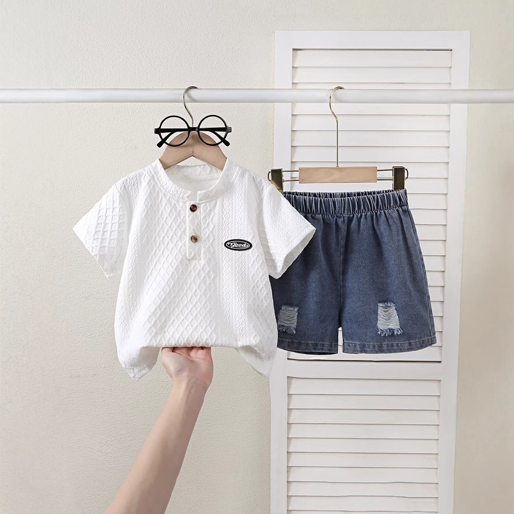 Casual Kids Short Sleeve Set for Boys,  2-Piece