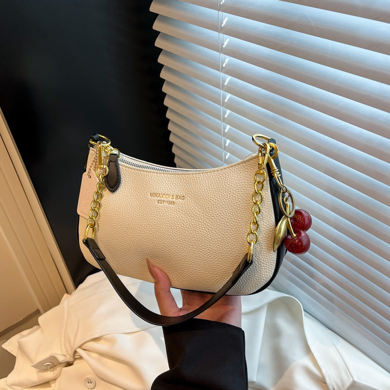 Versatile One Shoulder Crossbody Chain Dumpling Bun