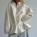 Short waist jacket for women