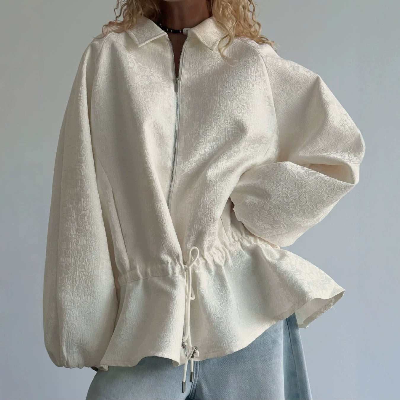 Short waist jacket for women