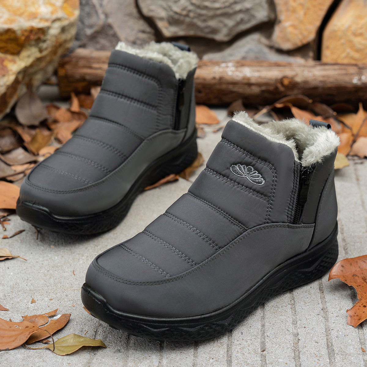 Thick and Warm Cotton Boots with Velvet for Children