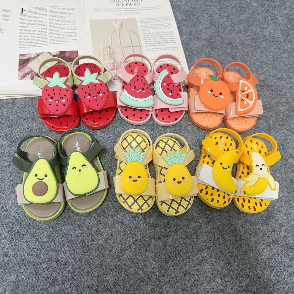 Children's Cute Fruit Sandals Velcro Open toed Sneakers