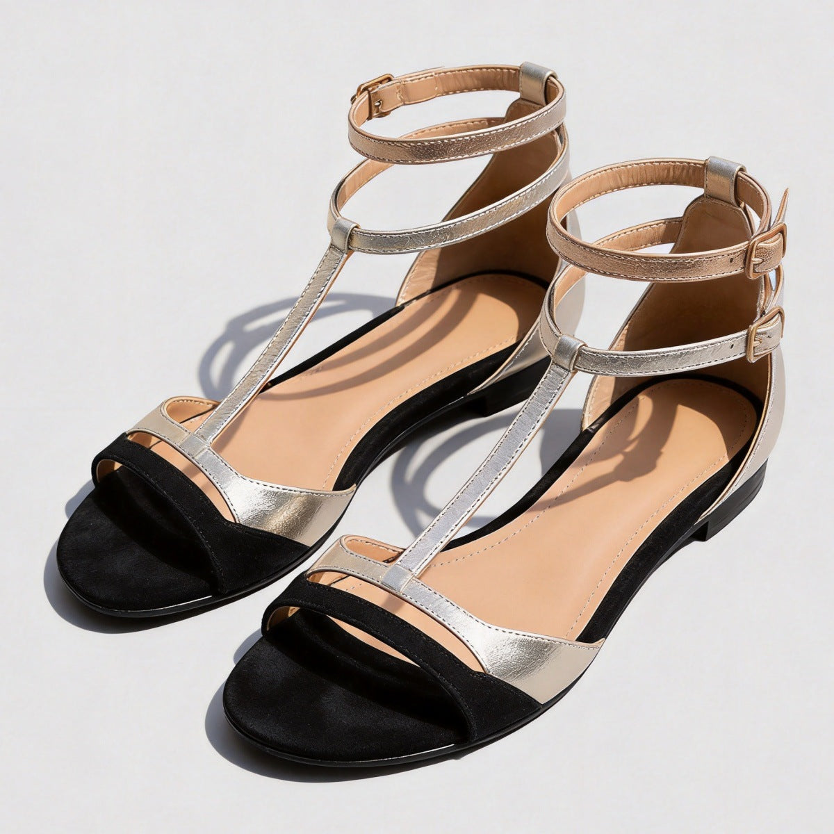 Made to order ships in 3–5 days Flat bottomed summer sandals with open toed fish mouth for women