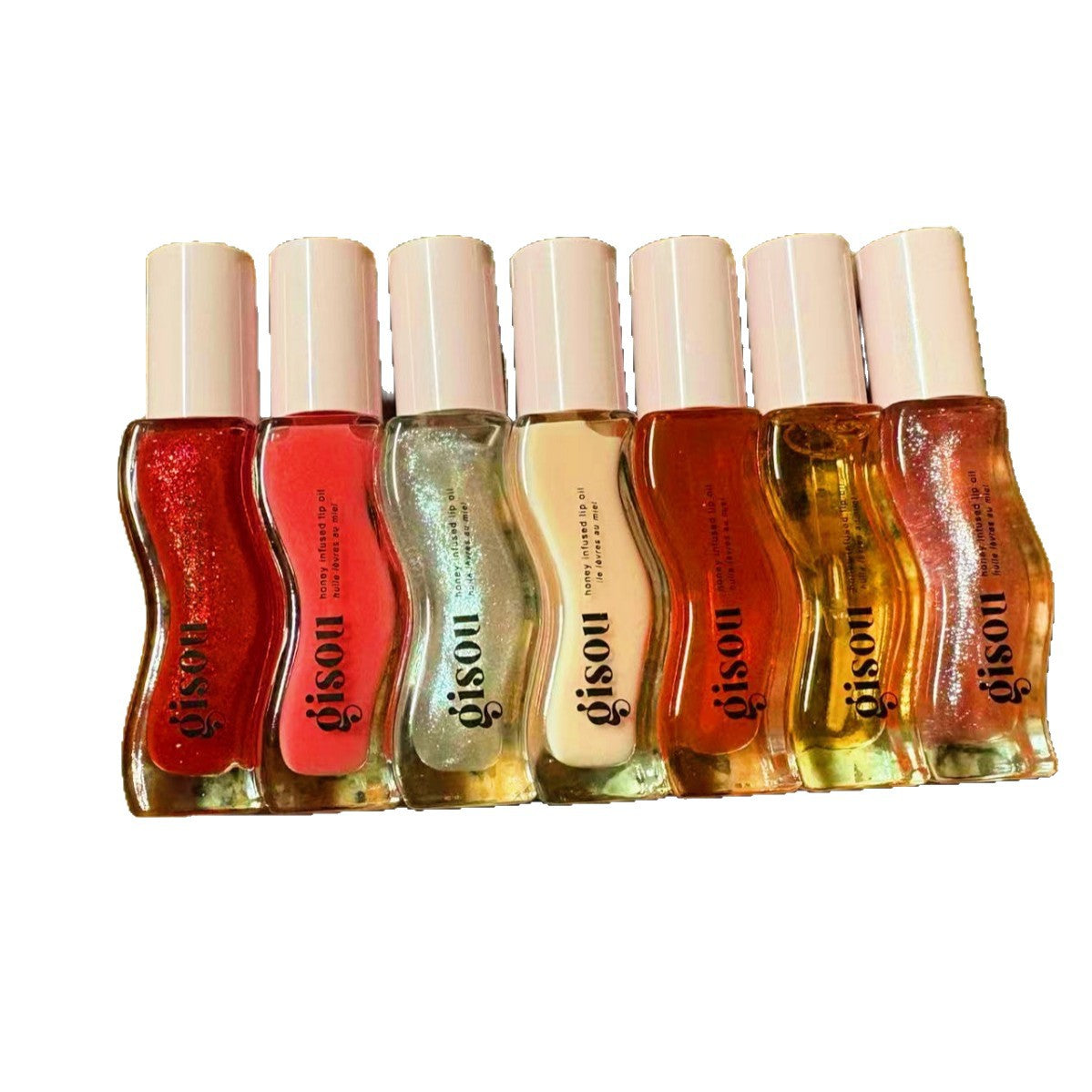 Gisou Watermelon Honey Coconut Strawberry Lip Oil Moisturizing Repair Plumping Brightening Lip Gloss 8ml