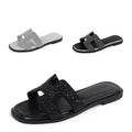 Color-block Slides for Women,Beach Travel Shoes