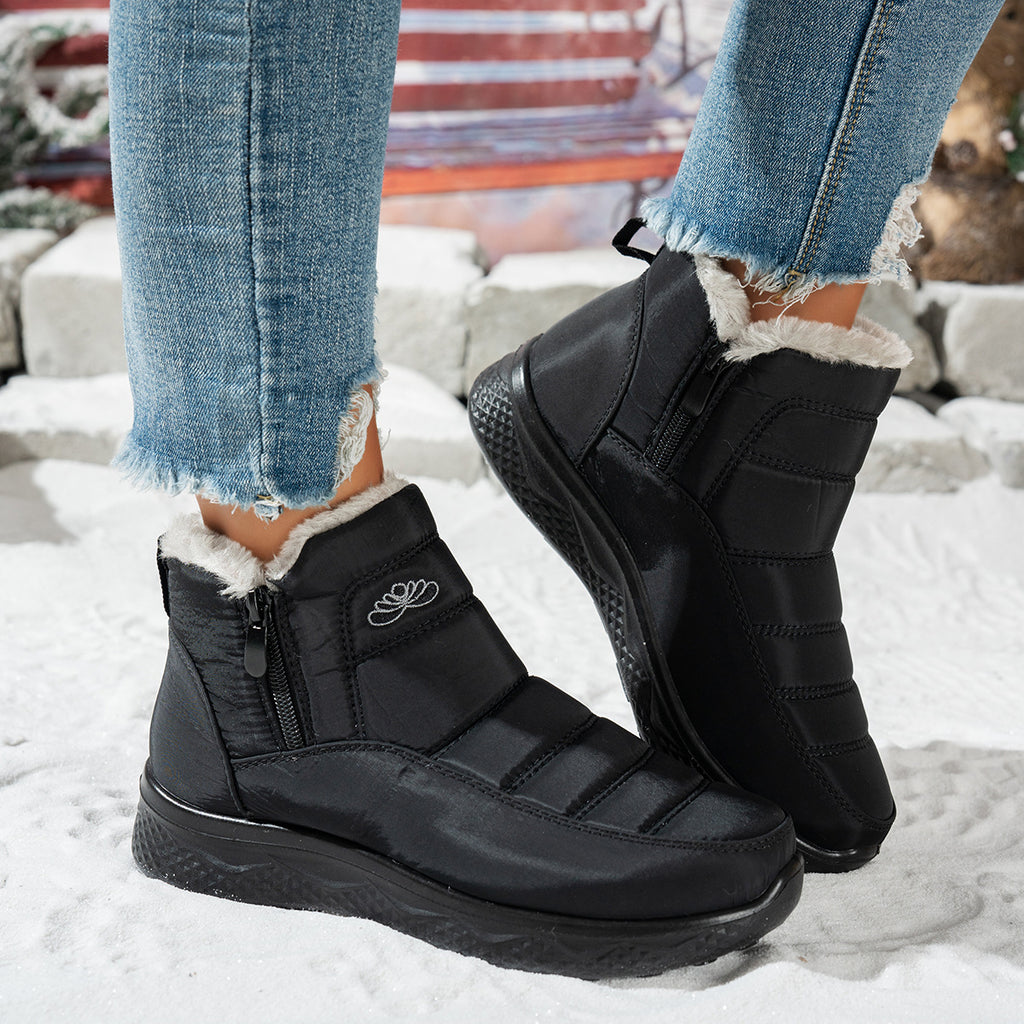 Thick and Warm Cotton Boots with Velvet for Children