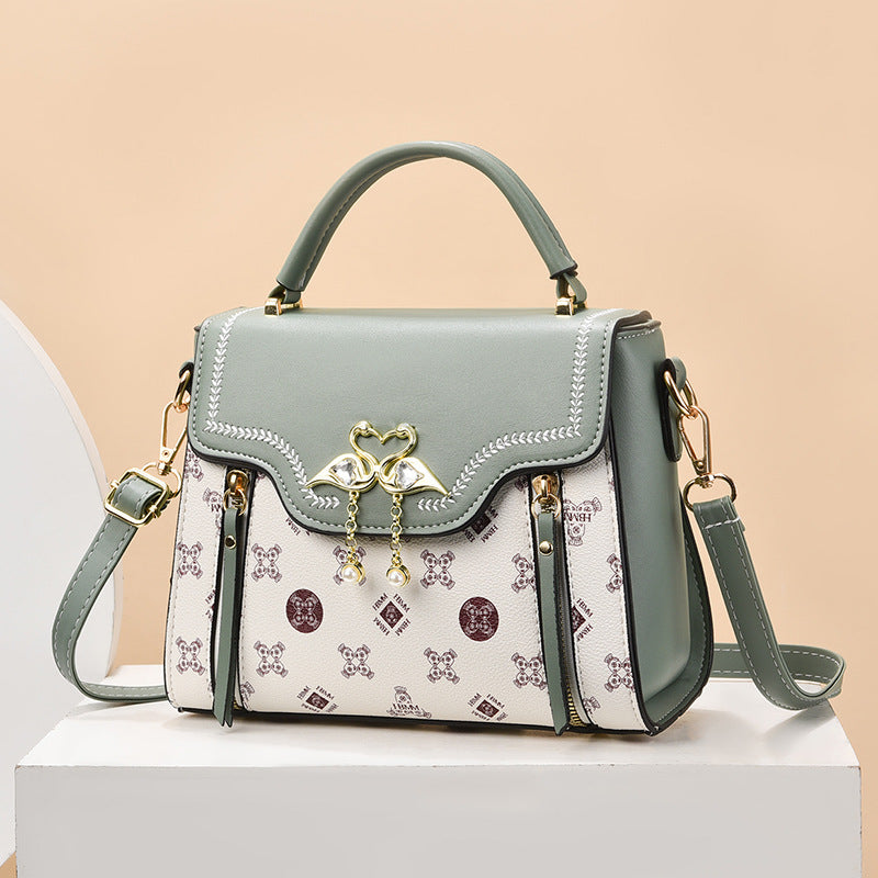 Crossbody handbag small square bag women's bag