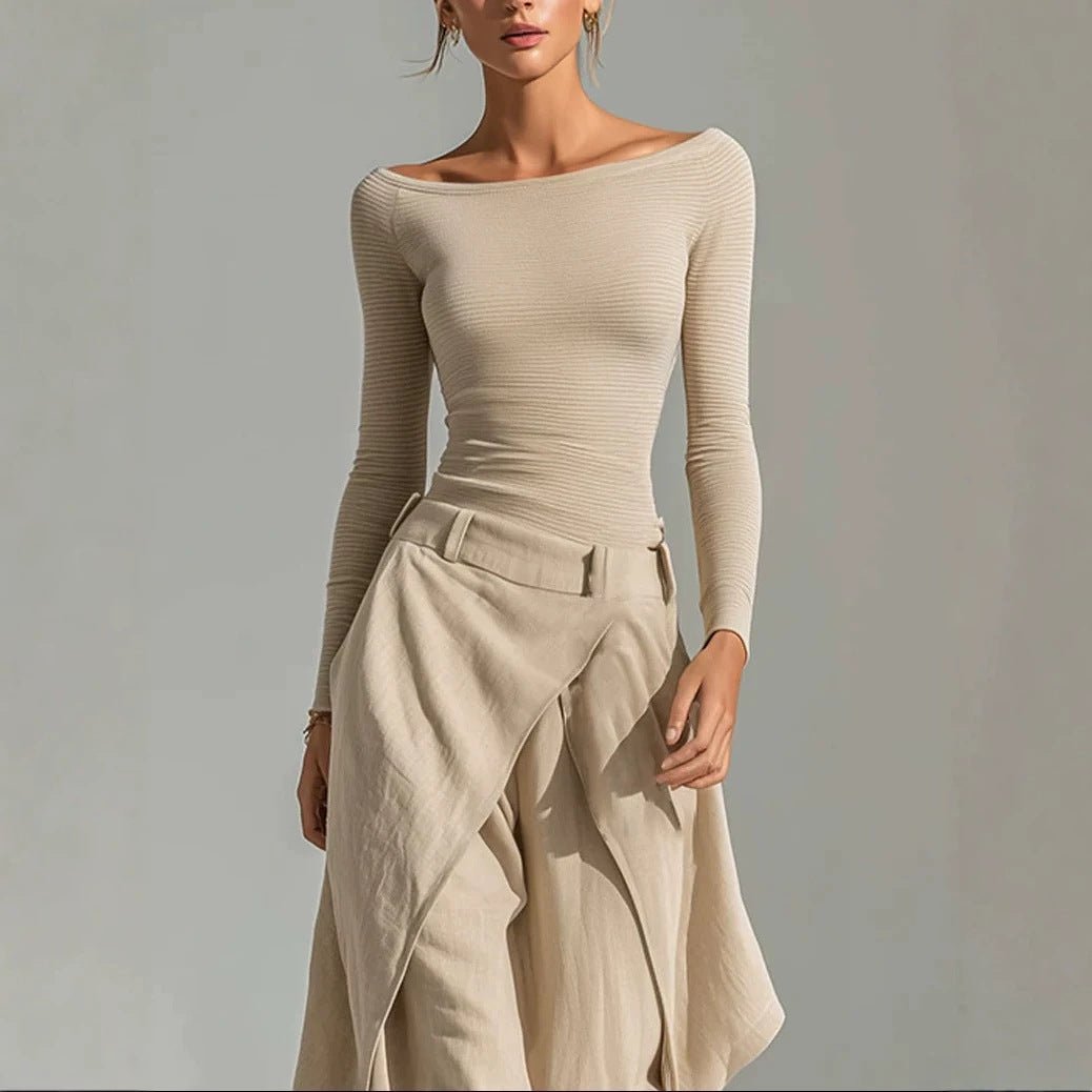 Loose top+pants two-piece set for women