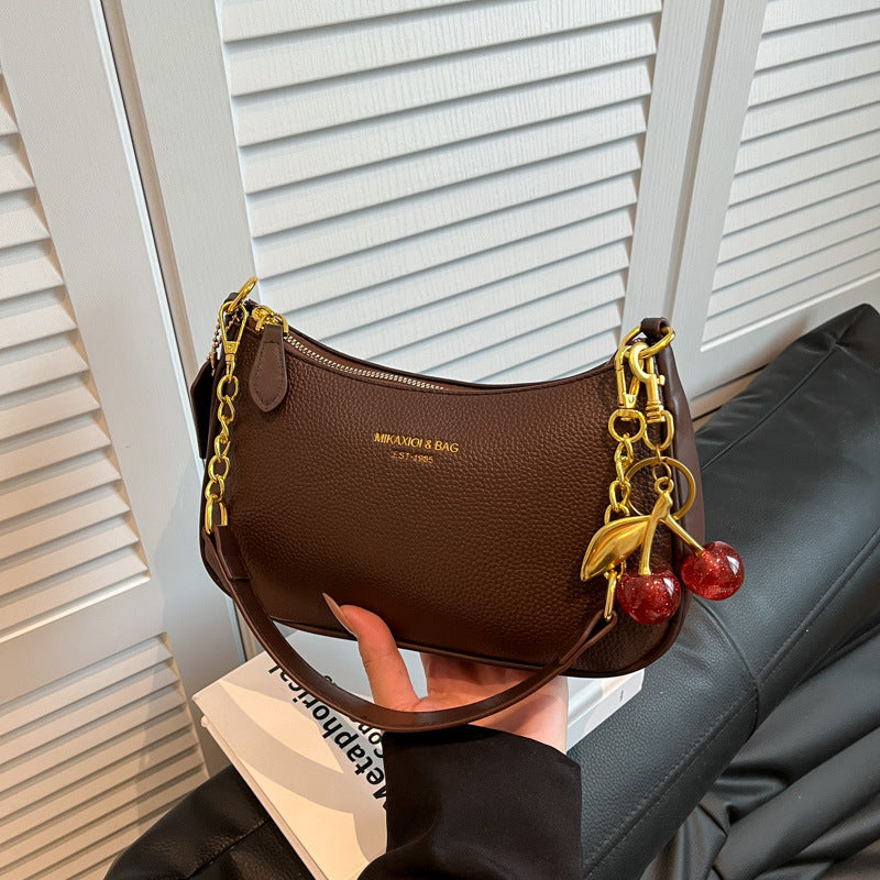 Versatile One Shoulder Crossbody Chain Dumpling Bun