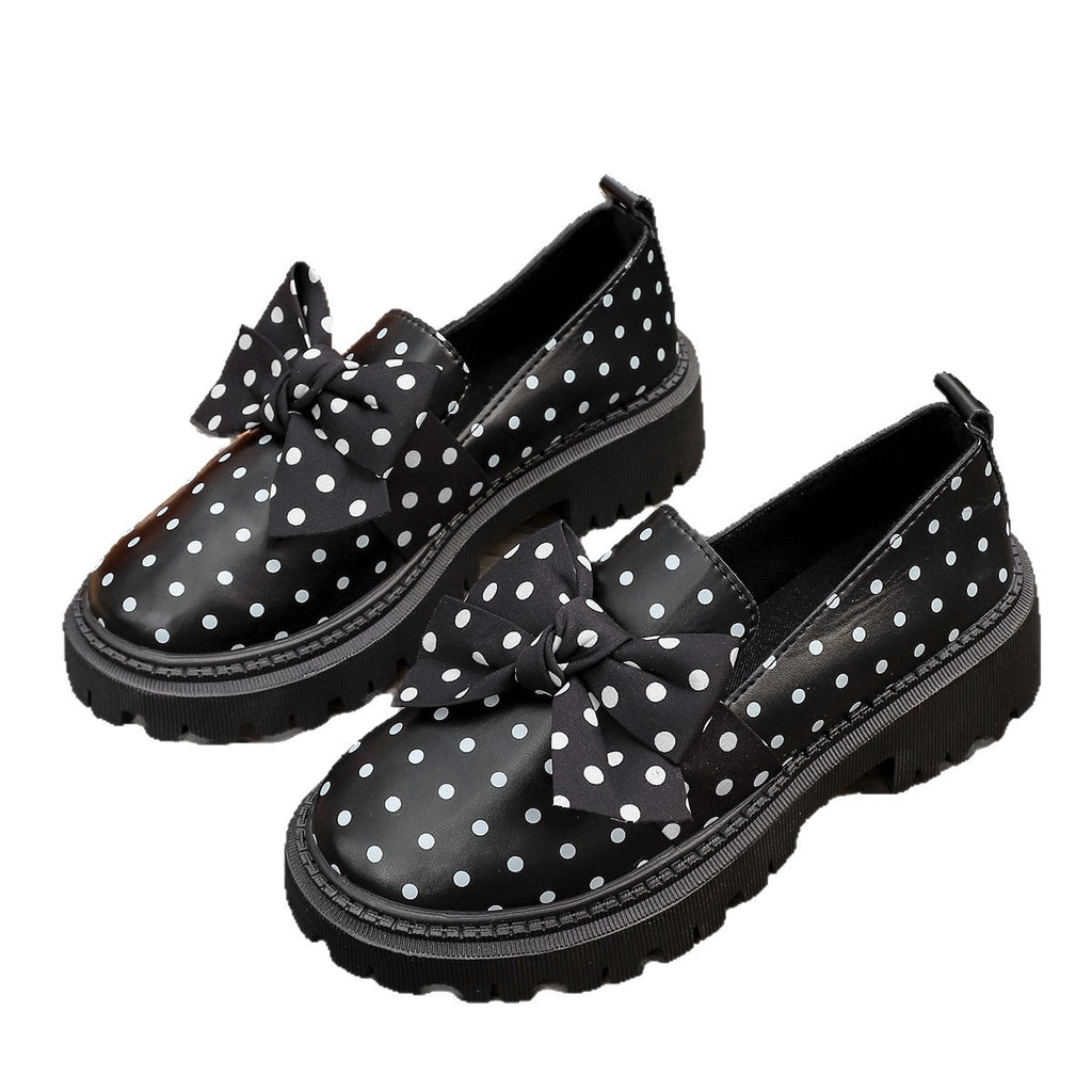 Bow low top single shoe