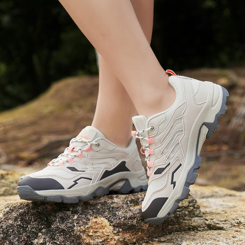 Outdoor Hiking Shoes Wide Fit Breathable Anti-Slip Durable Camping Trekking Shoes for Men and Women