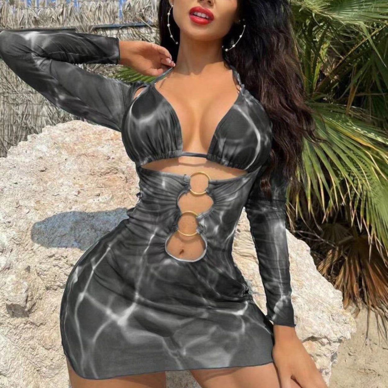 Separated Bikini Swimwear for Women, Sexy Triangular Cut