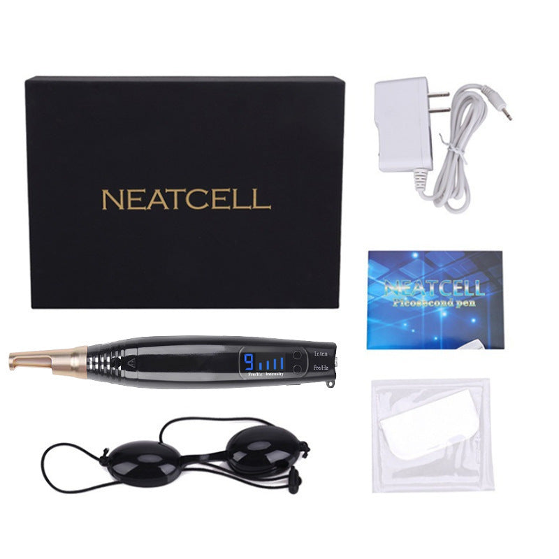 Portable Beauty Device Plasma Pen for Face Spot Removal, Home Use, Black Gold Red Blue Light Picosecond Machine