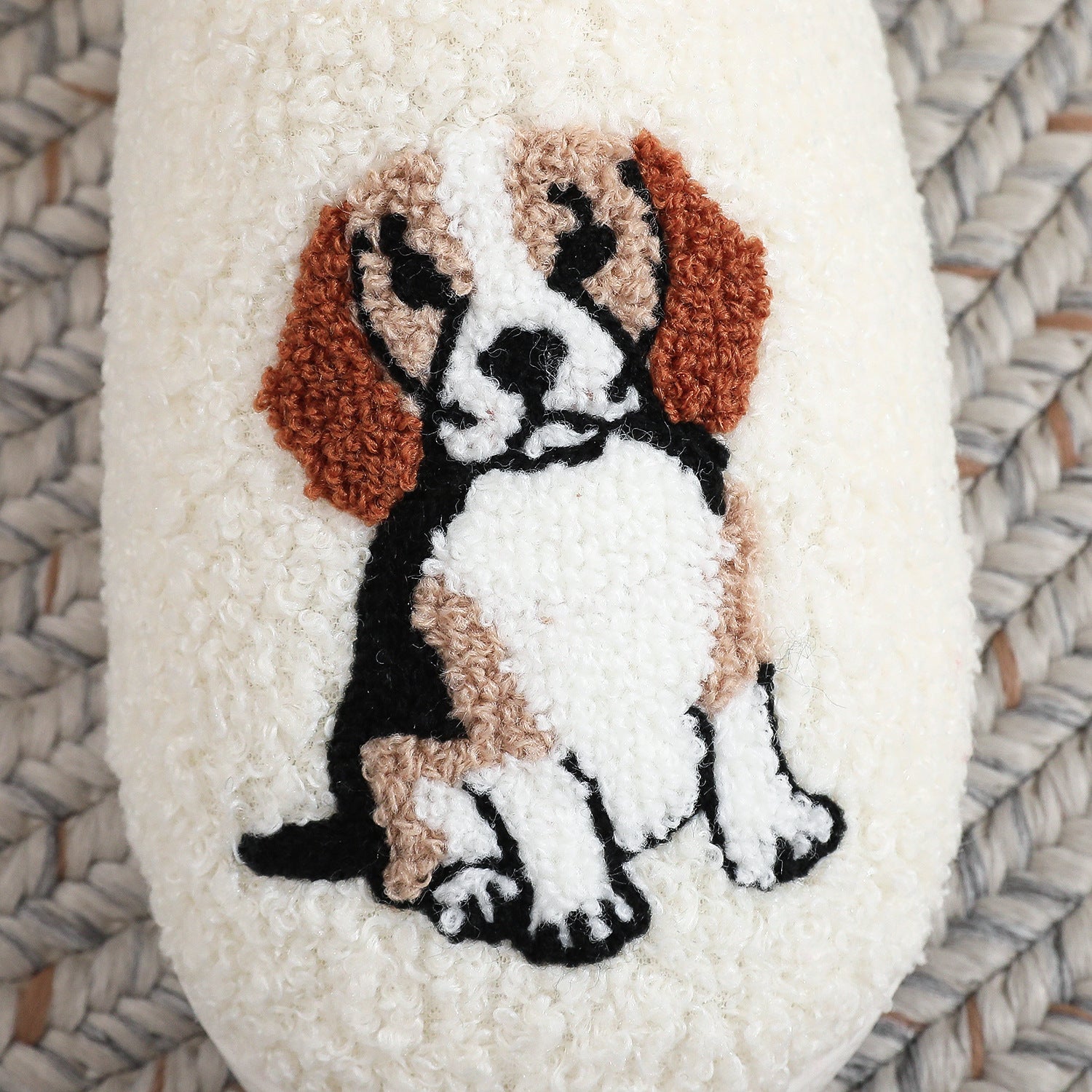 Beagle cotton home indoor anti slip cute cartoon dog slippers for women