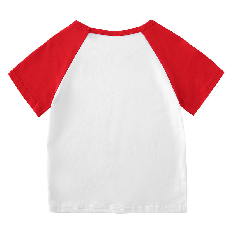 Children's summer clothing short sleeved T-shirt for men and women