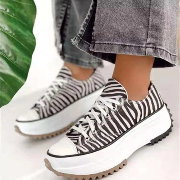 Low cut thick soled canvas shoes for women canvas thick soled canvas shoes