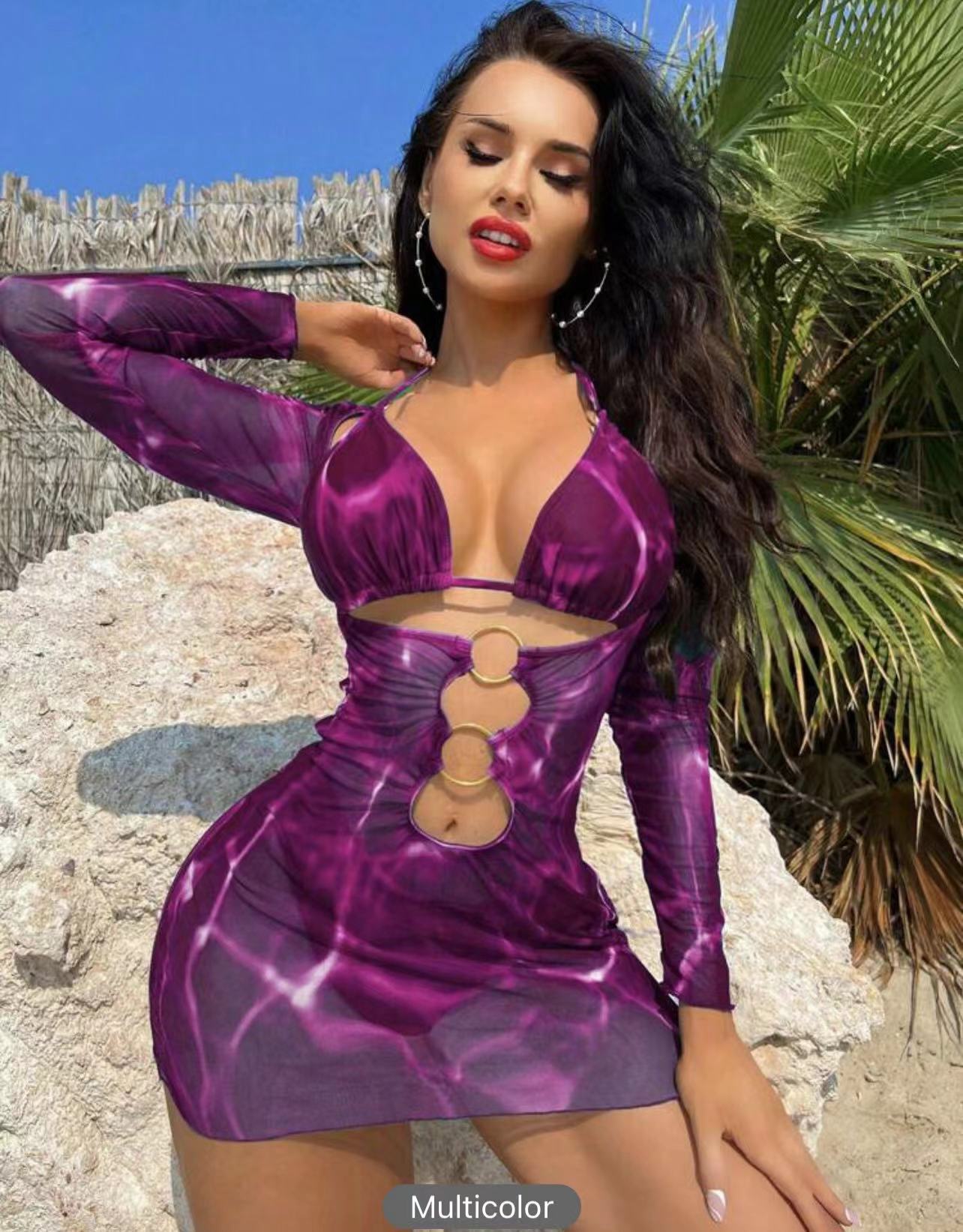 Separated Bikini Swimwear for Women, Sexy Triangular Cut