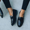Comfortable Leather Shoes Casual Loafers, Size 35-43